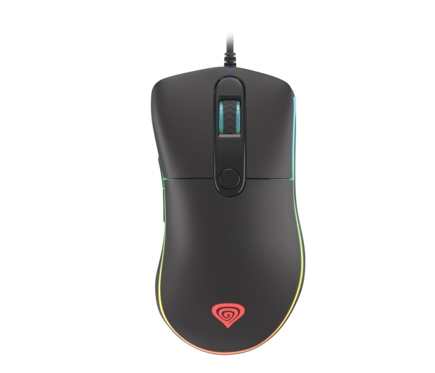 NATEC Krypton 510 8000 DPI podświetlenie RGB dla graczy Czarna NMG-1640 - 1077377 - zdjęcie